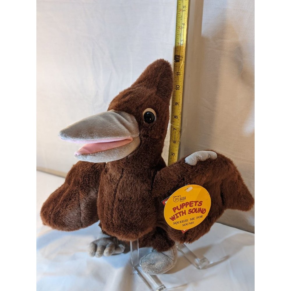 RBI Pterodactyl Dinosaur Sound Plush Puppet 12"